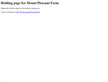Tablet Screenshot of mount-pleasant-farm.co.uk